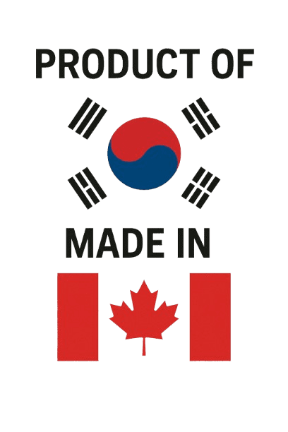 Korean and Canadian Flags